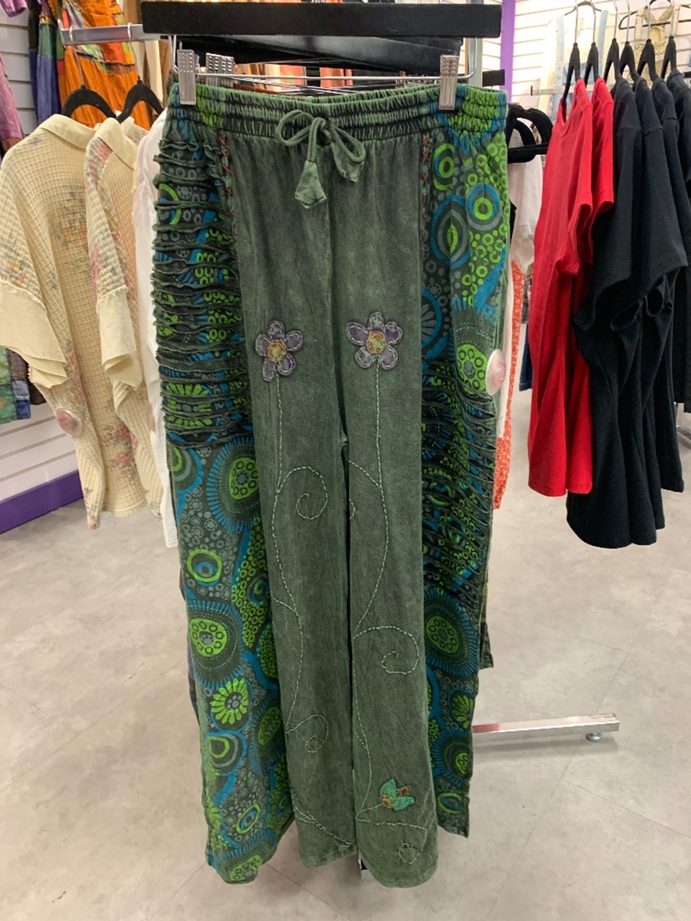 Rising International racer cut palazzo pant